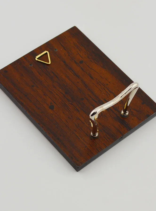 Handmade Byzantine Icon Christ Pantocrator - 8 cm (pic 4)