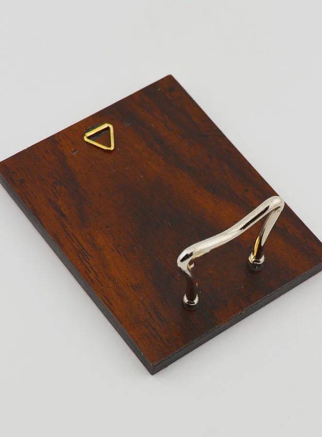 Handmade Byzantine Serigraphy Icon Miraculous Madonna - 8 cm (pic 4)