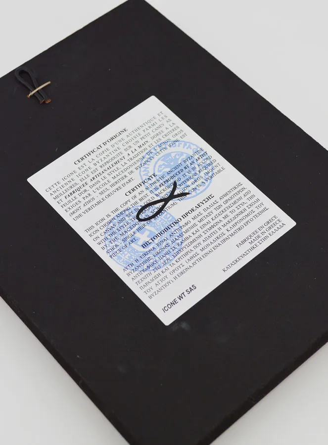 Byzantine Icon Holy Trinity of Rublev - 17 cm (pic 4)