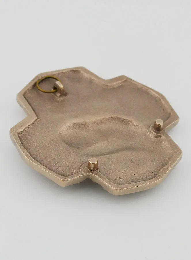 White Bronze Cross - The Baptismal - 10 cm (pic 4)