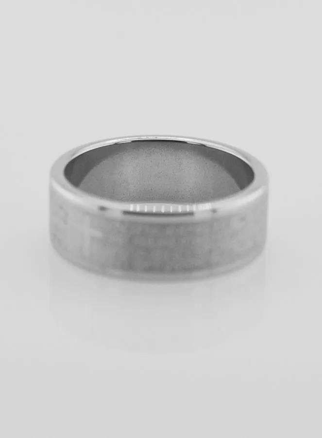 Our Father's Prayer Religious Ring - Size 56 (pic 3)