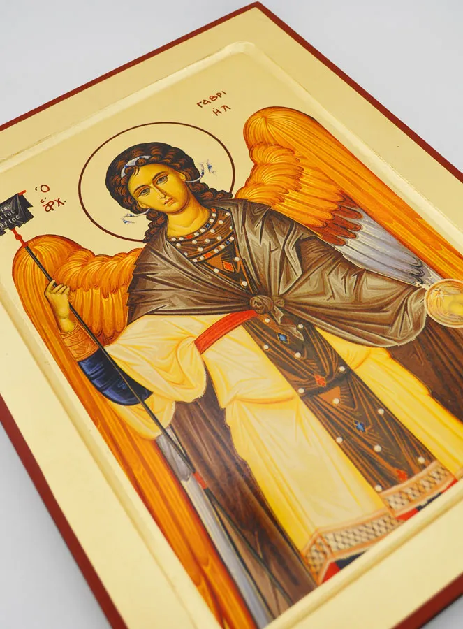 Byzantine Icon Saint Gabriel the Archangel - 30 cm (pic 3)
