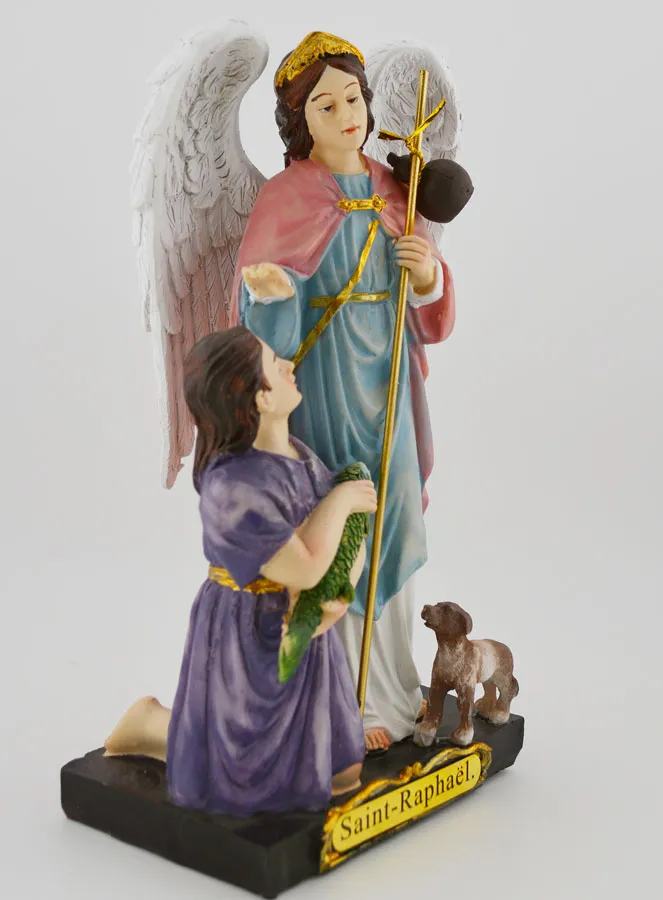 Saint Raphael Statue - 20 cm (pic 4)