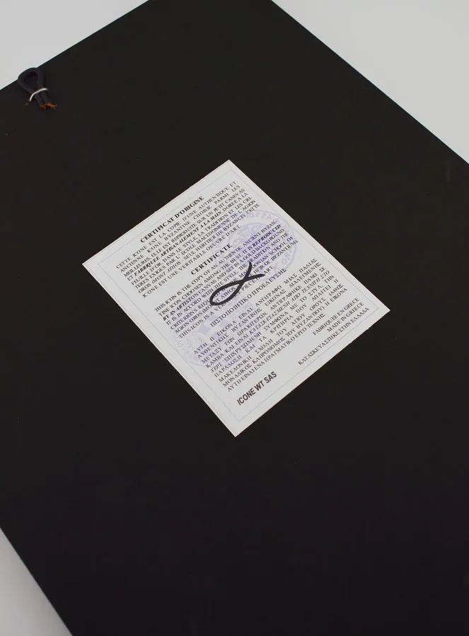 Byzantine Icon Saint Irene of Thessaloniki - 30 cm (pic 4)