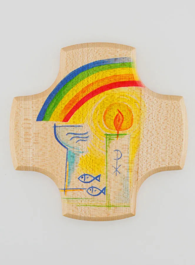 Child Maple Wood Cross - My Christening (pic 1)