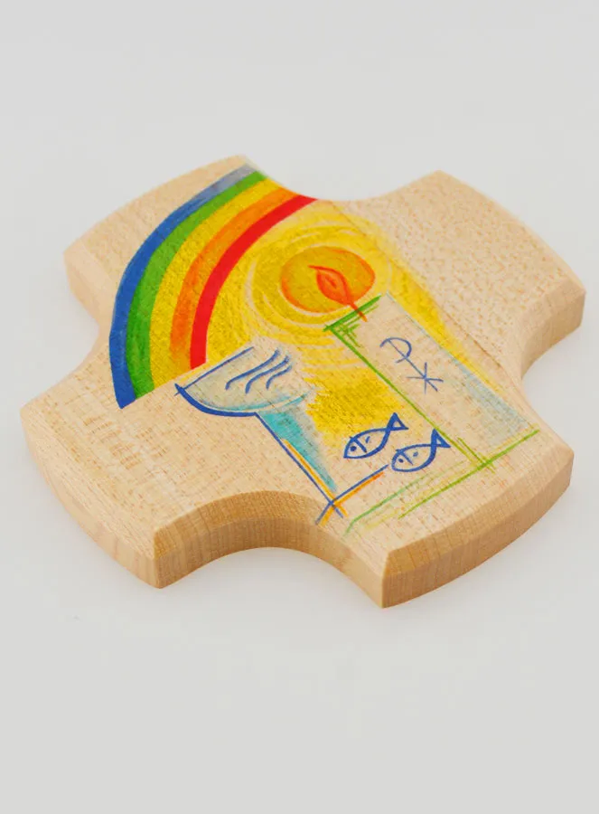 Child Maple Wood Cross - My Christening (pic 3)