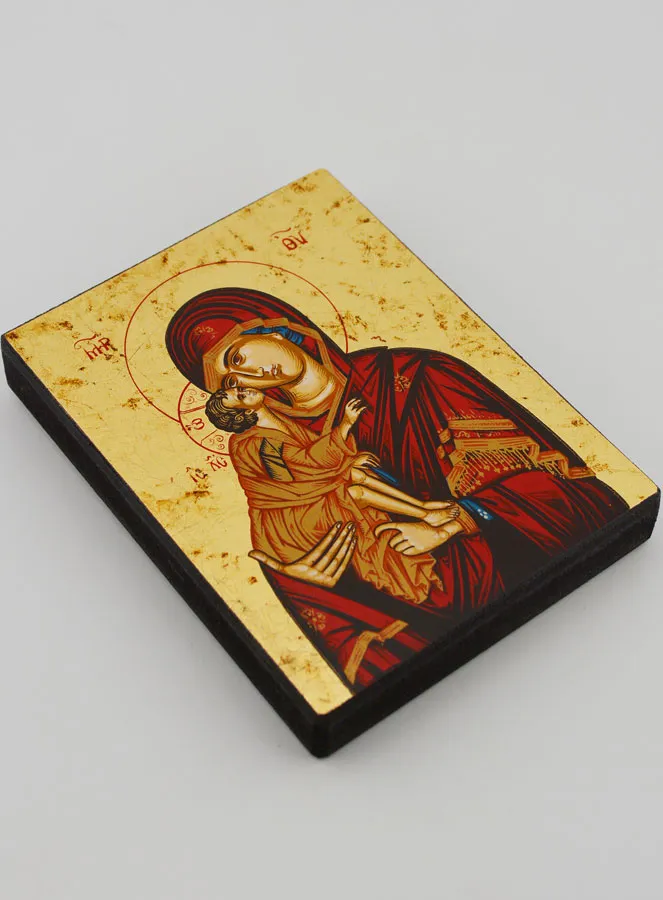Orthodox Icon Mother of God of Kazan - 12 cm (pic 3)