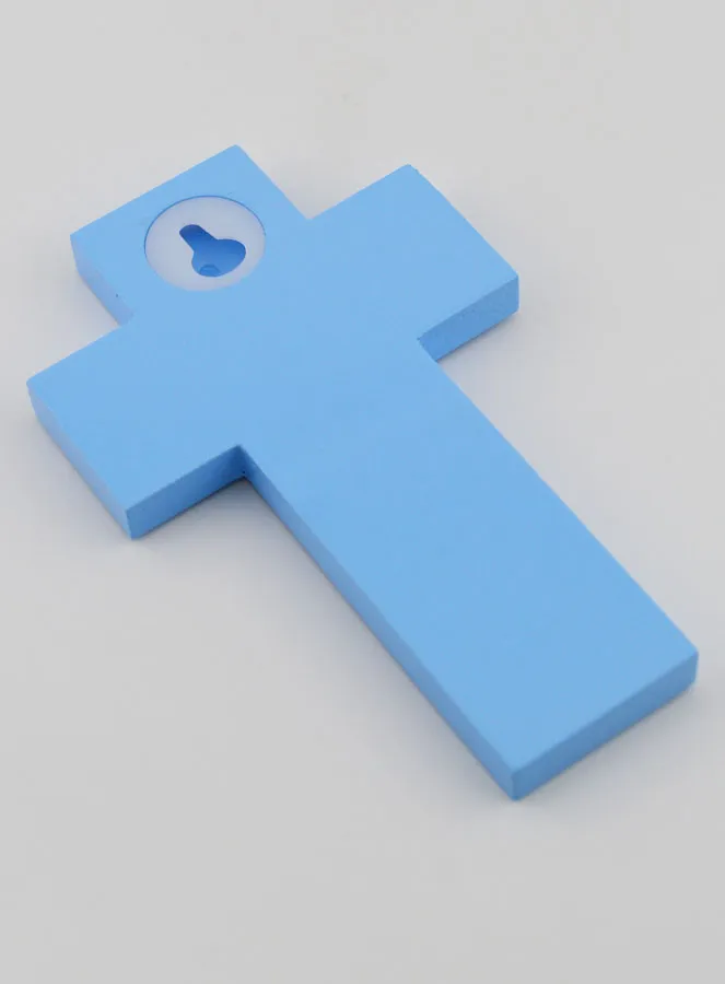 Children of the World Blue Wood Cros (pic 4)