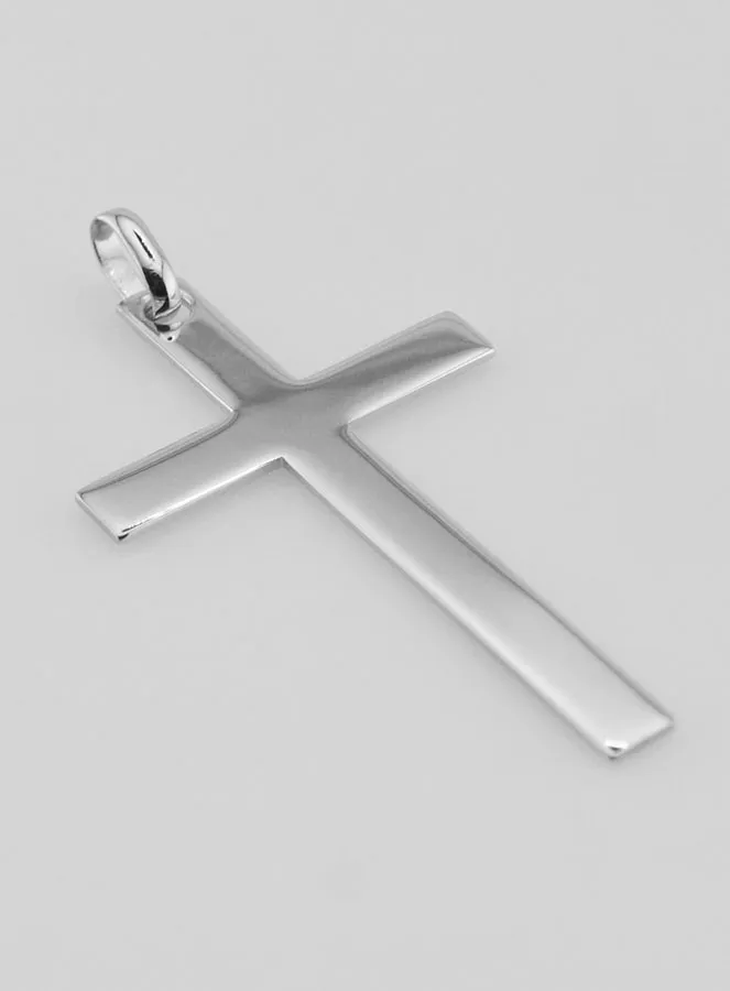 925 Silver Large Cross Pendant - 5 cm (pic 3)