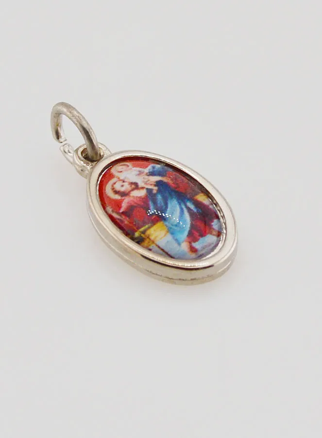 Saint Christopher Silver Medal - 1,4 cm (pic 3)