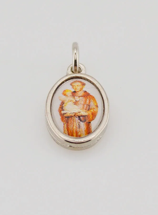 Saint Anthony of Padua Sivler Medal - 1,4 cm (pic 2)