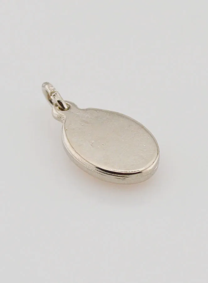 Saint Anthony of Padua Sivler Medal - 1,4 cm (pic 4)