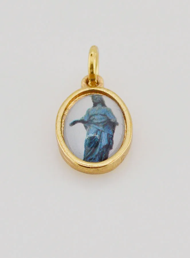 Our Lady of the Black Madonna Golden Medal - 1,4 cm (pic 2)