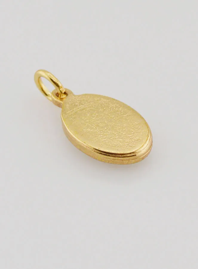 Our Lady of the Black Madonna Golden Medal - 1,4 cm (pic 4)