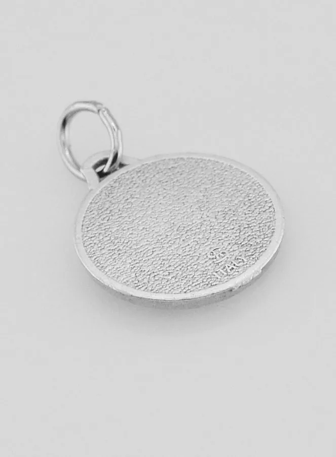 Saint Christopher Silver Metal Medal - 1,5 cm (pic 4)