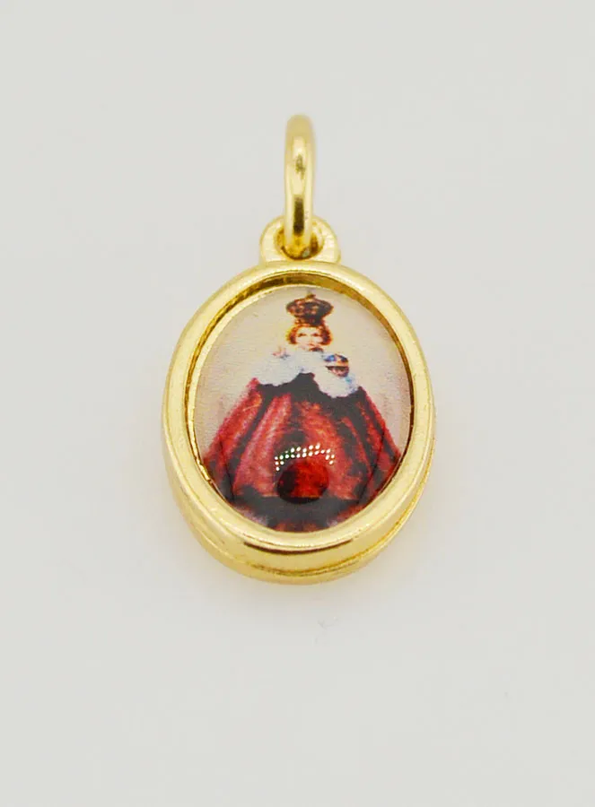 Baby Jesus of Prague Golden Medal - 1,5 cm (pic 2)