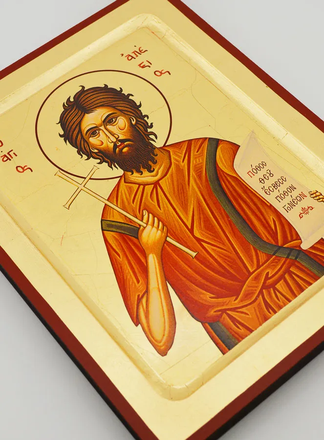 Byzantine Icon Saint Alexis - 22 cm (pic 3)