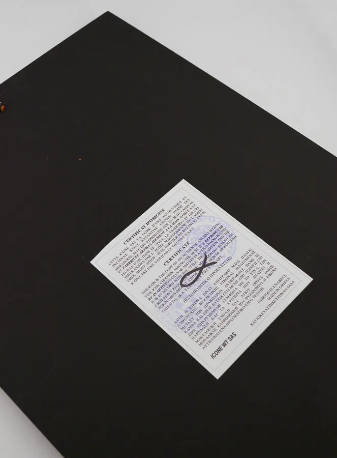 Byzantine Icon St. Mark the evangelist - 30 cm (pic 4)