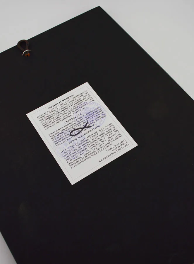 Byzantine Icon Saint Athena - 30 cm (pic 4)