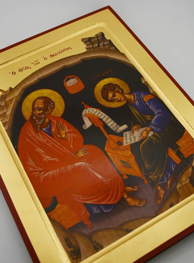 Byzantine Icon Saint John the Evangelist - 30 cm (pic 3)