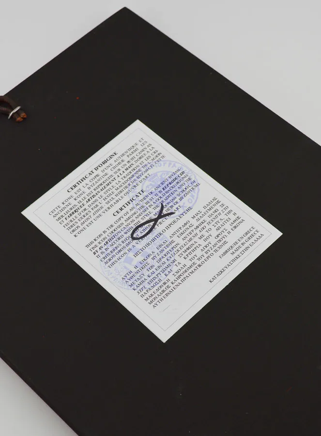 Byzantine Icon Our Lady of Miracles - 22 cm (pic 4)