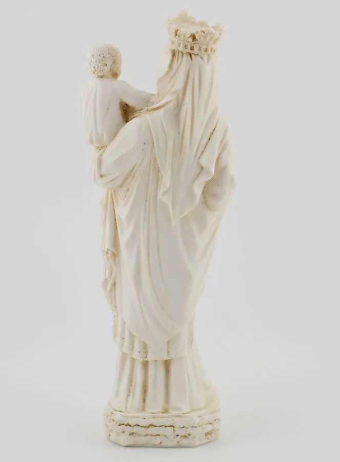 Our Lady of Paris Statue - Ivory Look - 14 cm (pic 4)