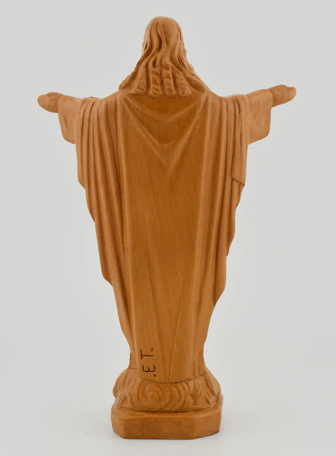 Sacred Heart of Montmartre Statue - Wood Tone - 15 cm (pic 4)