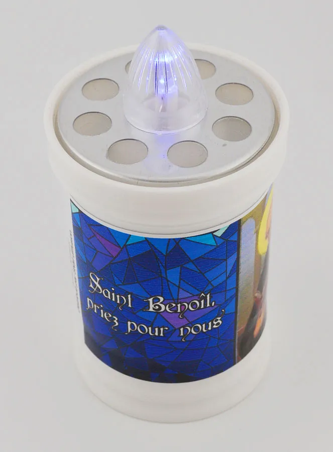 Electric Led Candle Saint Benedict - 60 days (pic 3)