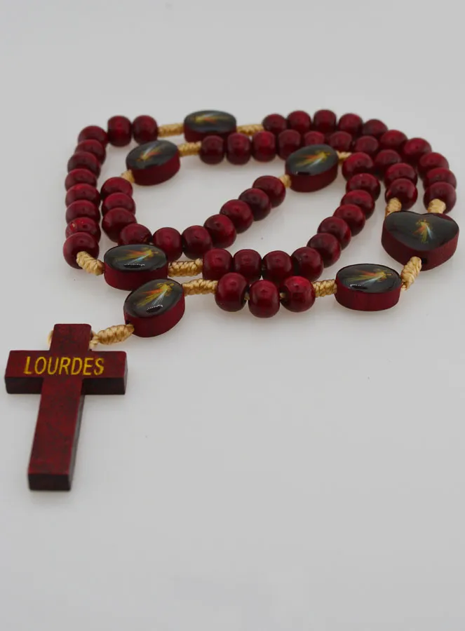 Divine Mercy Wooden Rosary (pic 3)