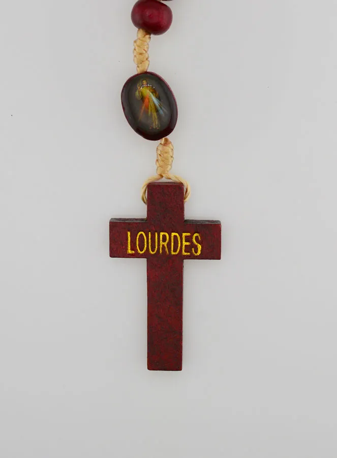 Divine Mercy Wooden Rosary (pic 4)