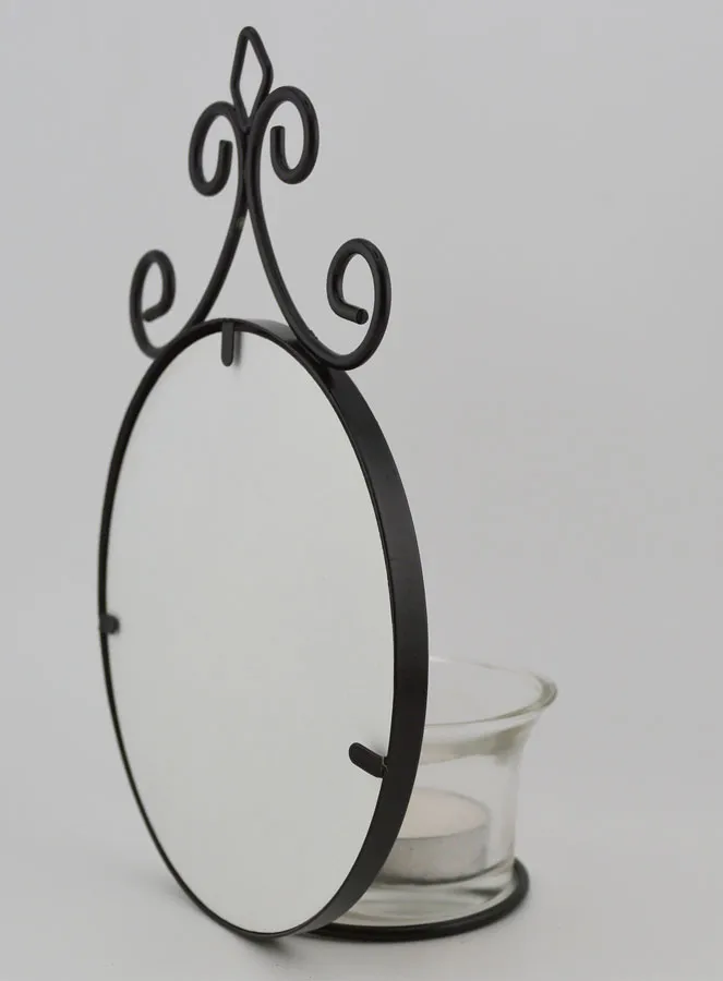 Candleholder Icon Our Lady of Lourdes - 18 cm (pic 4)