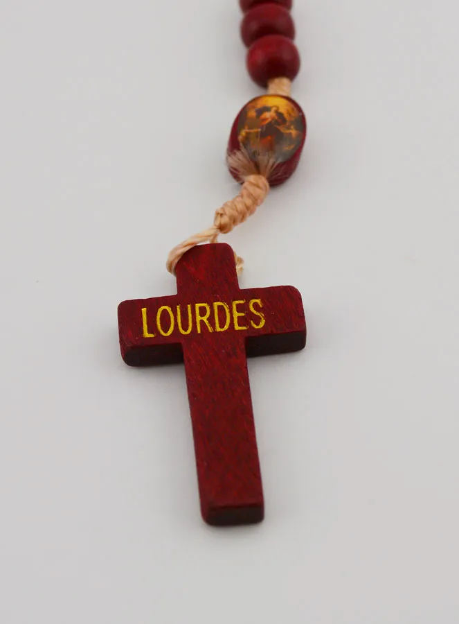 Wooden Chaplet Our Lady Untier of Knots Rosary (pic 3)