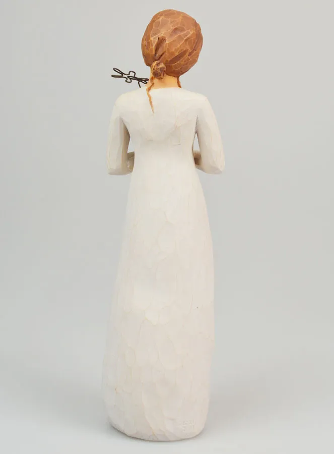 Willow Tree Statue - Holy Virgin Mary with Bouquet - 23 cm (pic 4)