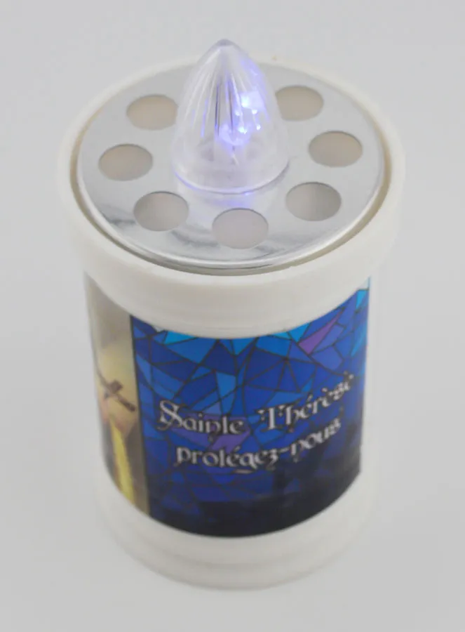 Electric Led Funeral Candle - Saint Therese of Baby Jesus - 60 days (pic 4)