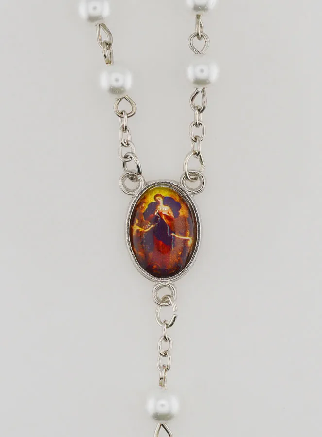 Our Lady Untier of Knots Rosary + 20mm Medal (pic 3)
