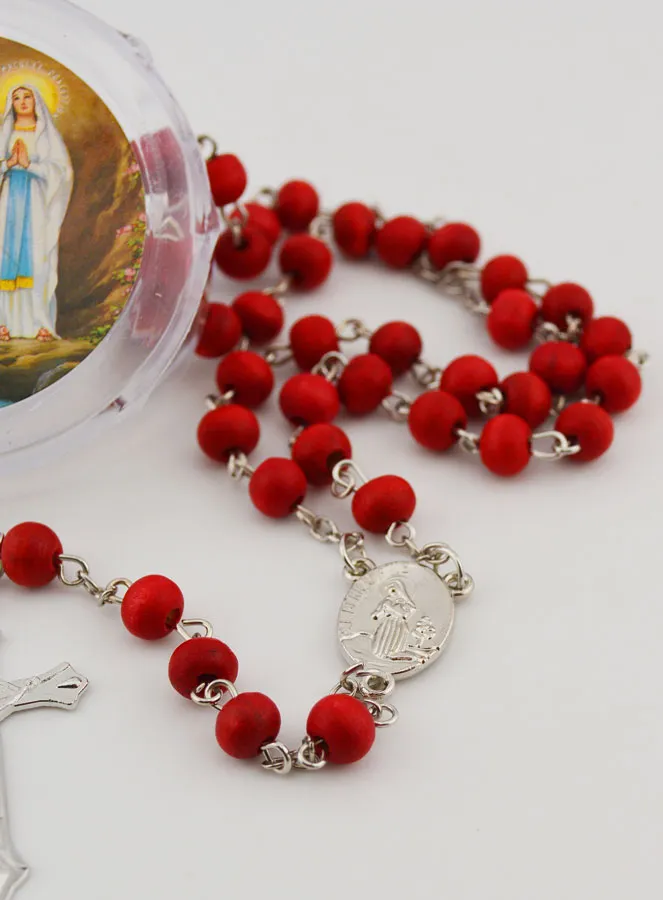 Rosewood Lourdes Rosary - 60cm (pic 3)