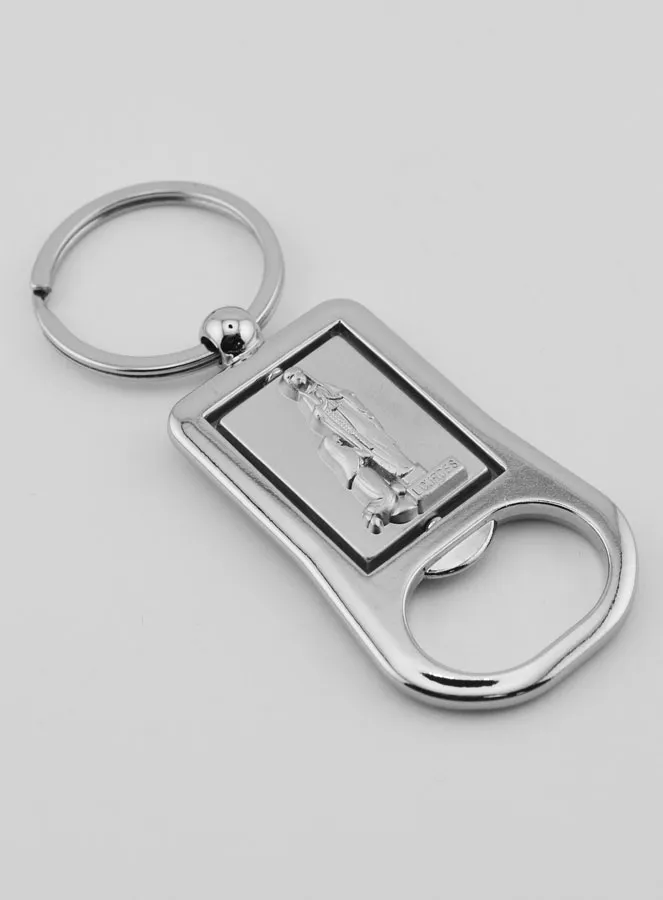 Our Lady of Lourdes Silver Bottle-Opener Key Chain (pic 3)