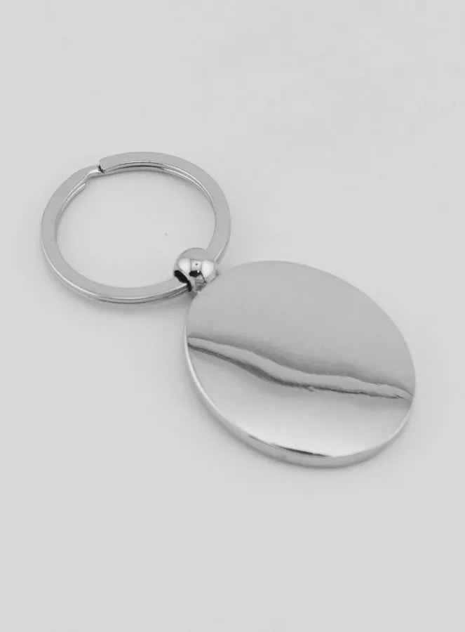 Our Lady of Lourdes Silver Key Chain - 4 cm (pic 4)