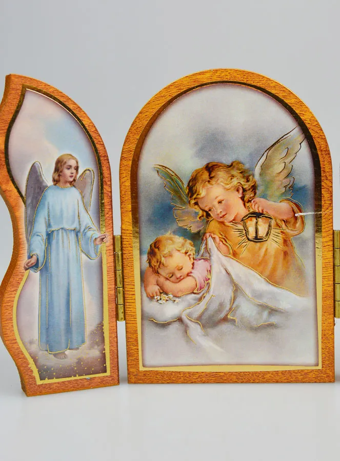 Triptych Icon Guardian Angel - 12 cm (pic 4)
