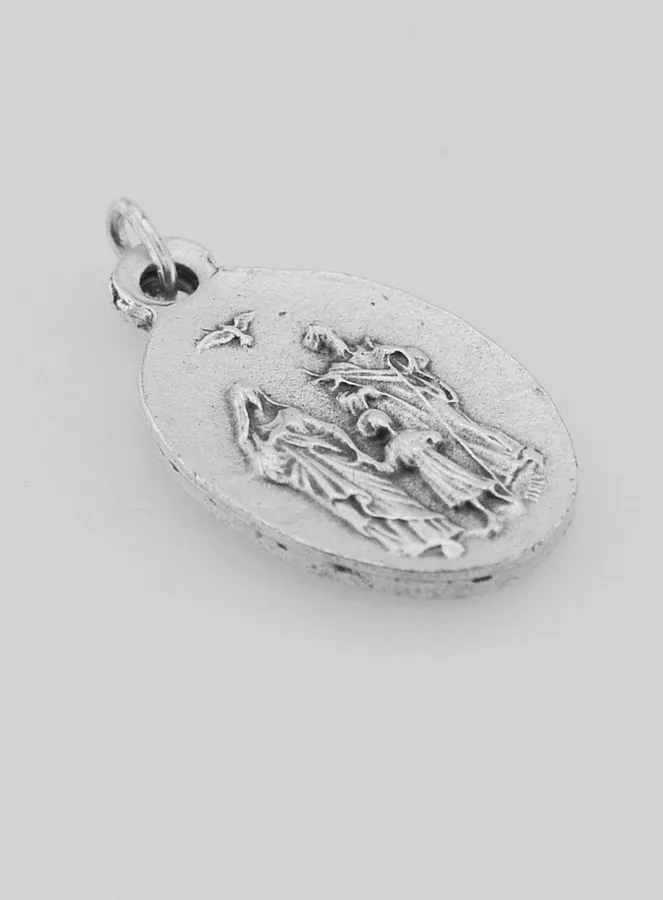Saint Joseph Silver Metal Medal - 2 cm (pic 4)