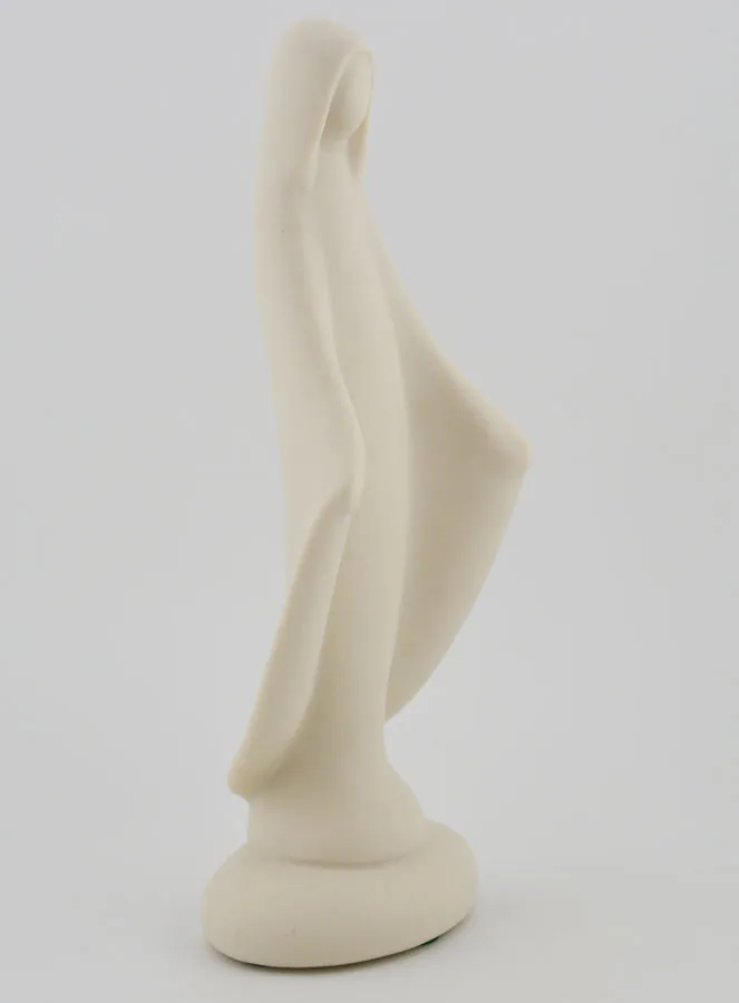 Miraculous Virgin Mary Statue Handcrafted - Porcelain - 16 cm (pic 3)