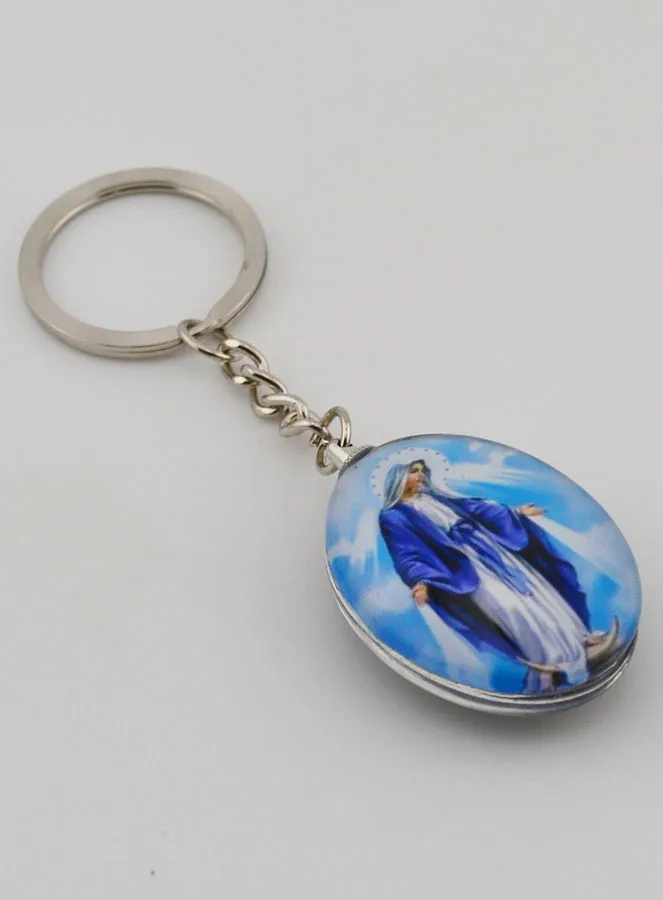 Our Lady of Lourdes Memory Key Chain - 2,5 cm (pic 4)