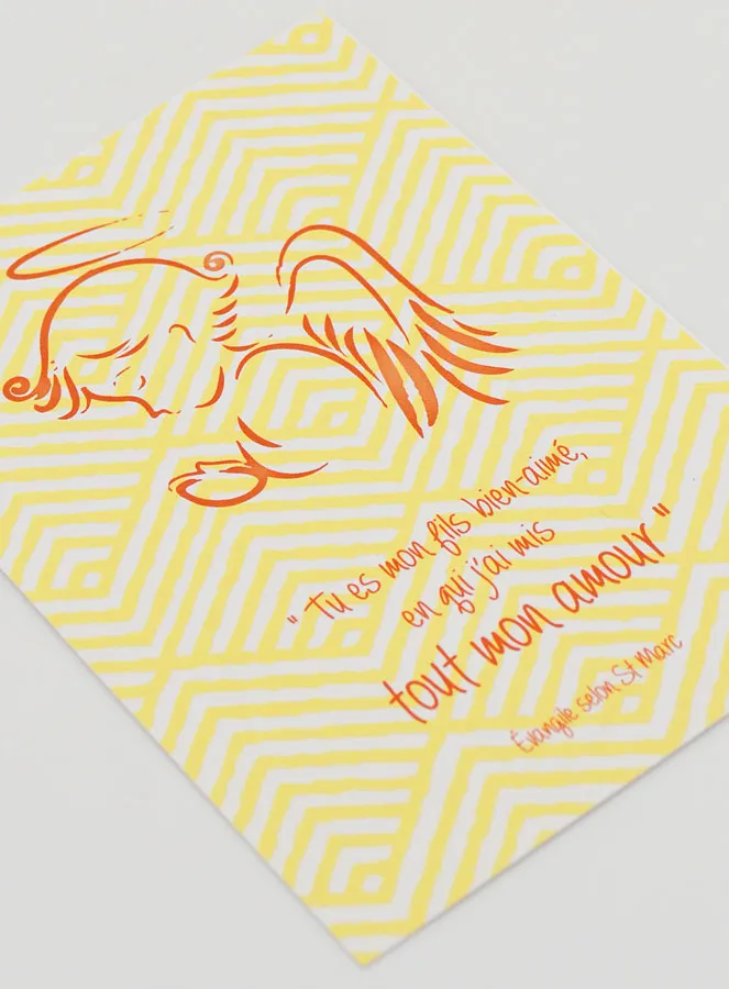 Baptism Card - You are my Beloved Son (pic 3)
