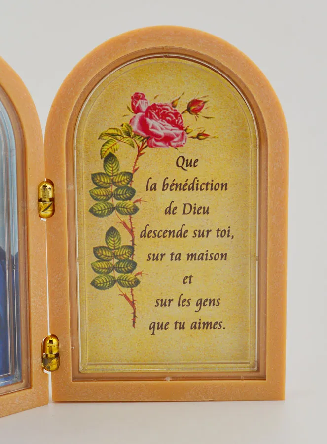 Diptych Icon Sacred Heart of Jesus + Blessing Prayer (pic 3)