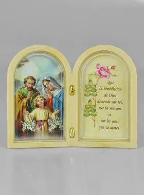 Diptych Icon Holy Family + Blessing Prayer (pic 1)