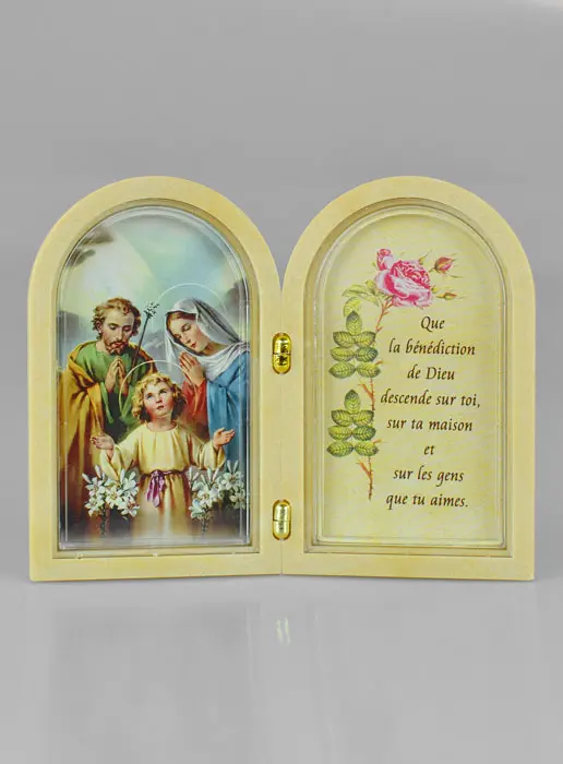 Diptych Icon Holy Family + Blessing Prayer (pic 2)