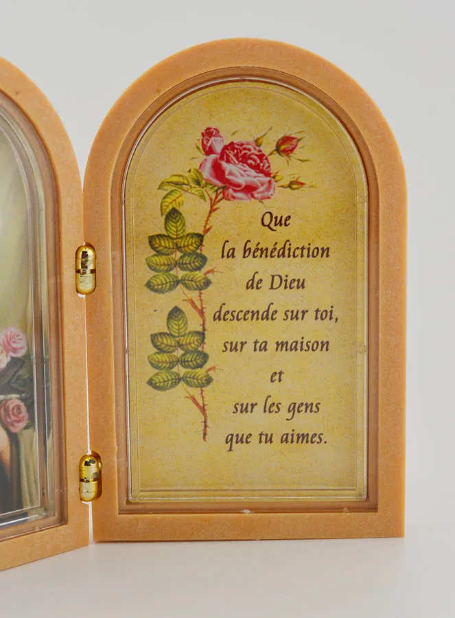 Diptych Icon Saint Therese of Lisieux + Blessing Prayer (pic 3)