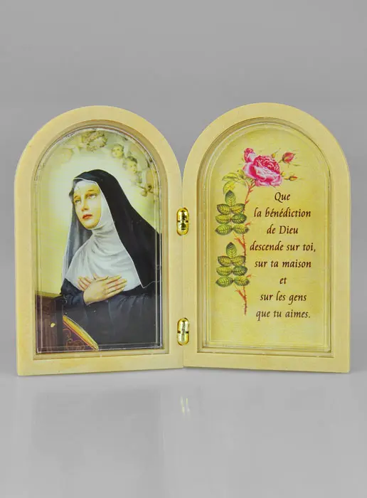 Diptych Icon Saint Rita + Blessing Prayer (pic 2)