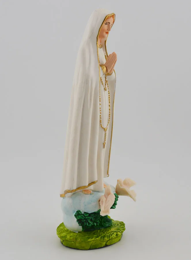 Our Lady of Fatima Statue - Handpainted - 15 cm (pic 3)