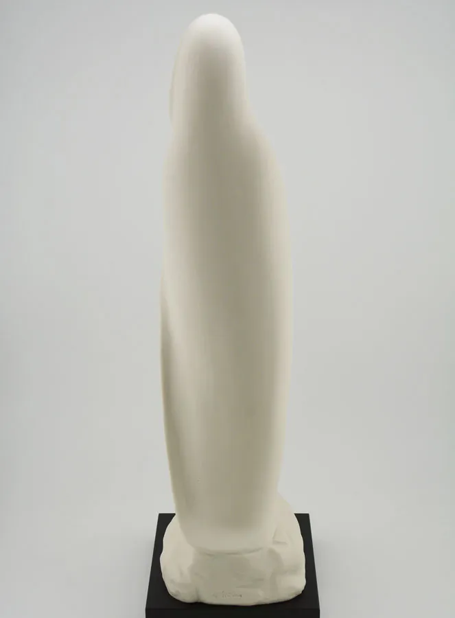 Virgin Mary Statue Lourdes Handcrafted Modern - 35 cm (pic 4)
